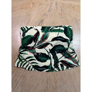 Andie Swim The Molokai Top tube top Pam leaf print size xs